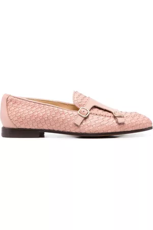 Doucal's Dames Loafers - Double-buckle woven loafers