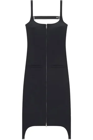 Courrèges Strap bretelles twill long