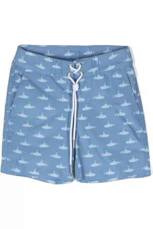 KNOT Shorts - Barton submarine-print swim shorts