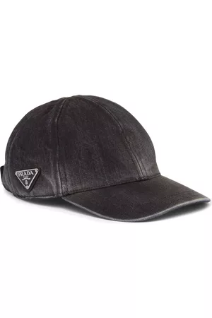 Prada Heren Petten - Logo-patch baseball cap