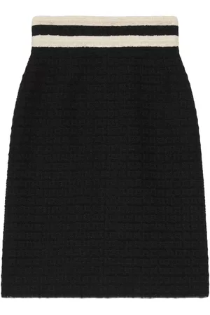 Gucci Dames Midi rokken - Tweed high-waisted midi skirt