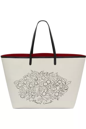 Mansur Gavriel Dames Shoppers - Graphic-print tote-bag