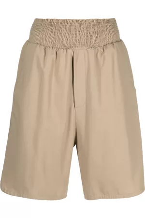 SOCIÉTÉ ANONYME Elasticated-waistband cotton shorts