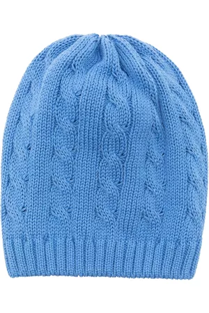 LITTLE BEAR Cable-knit cotton beanie