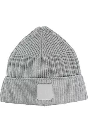 C.P. Company Heren Mutsen - Logo-plaque beanie
