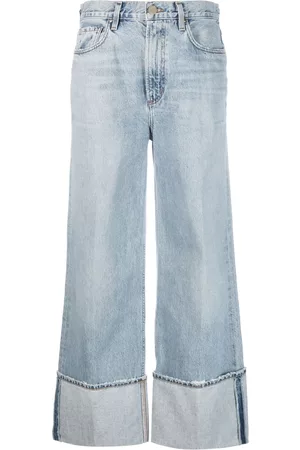 Goldsign Dames Bootcut - Folded-edge wide-leg jeans
