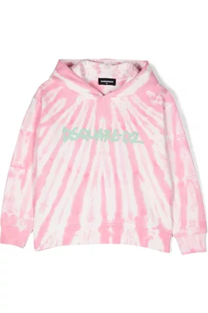 Dsquared2 Tie-dye print logo hoodie