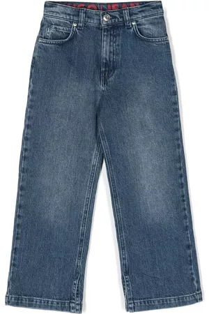 Hugo Kids Straight - Mid wash straight-leg jeans