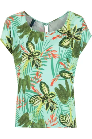 Lygia & Nanny Symi tropical print T