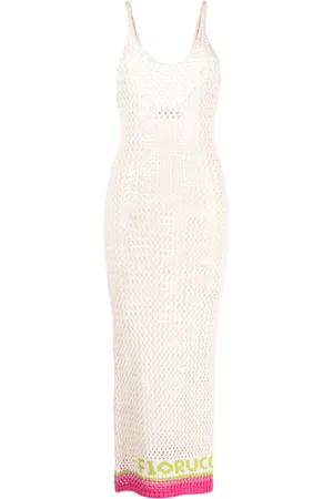 Fiorucci Dames Mouwloze jurken - Sleeveless crochet dress