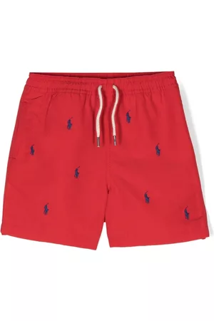 Ralph Lauren Embroidered-logo swim shorts