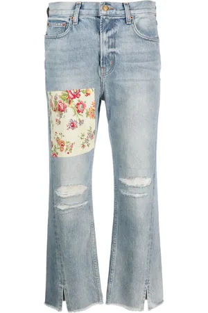 B SIDES Cropped distressed