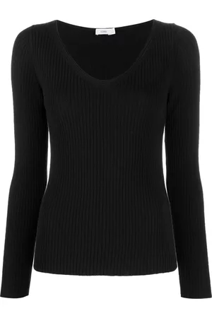 Closed Cotton ribbed-knit top