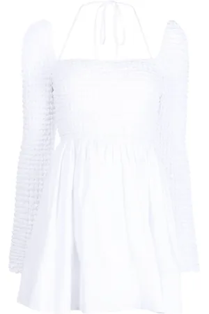 Staud Cassidy smocked stretch