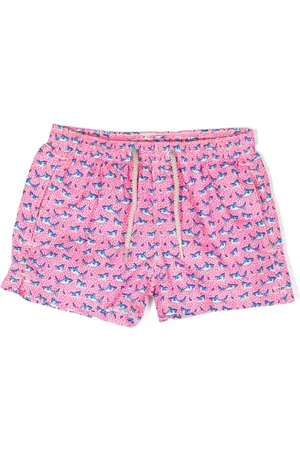 MC2 SAINT BARTH Shark-print swim shorts
