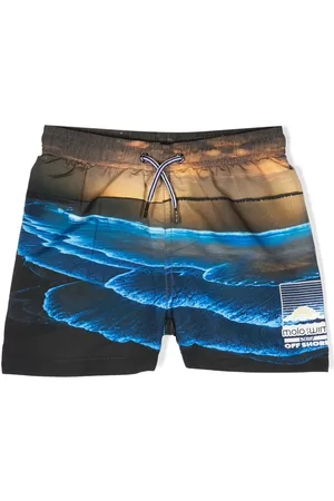 Molo Shorts - Ocean-motif swim shorts