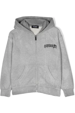 Dsquared2 Jongens Hoodies - Logo-print zip-up hoodie