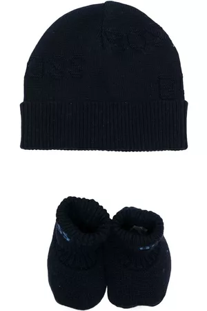 HUGO BOSS Mutsen - Embroidered-logo beanie hat set