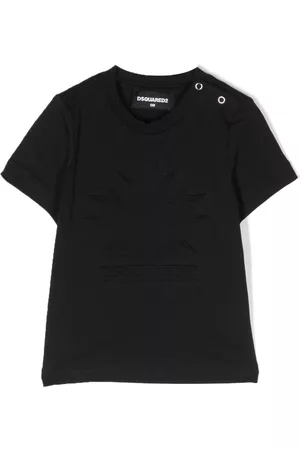 Dsquared2 T-shirts - Debossed-logo cotton T-shirt