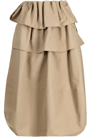 GOEN.J Ruffled midi skirt