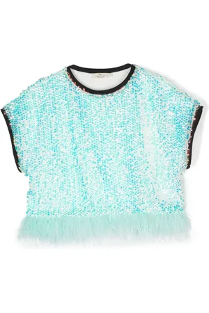 Le pandorine Embellished sequin crew