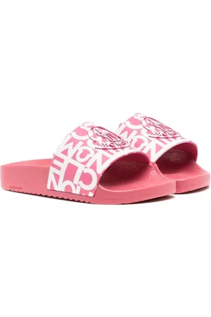 Moncler Jongens Slippers - Jeanne logo-print slippers