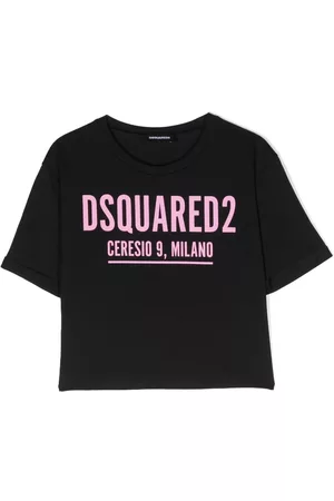 Dsquared2 Meisjes T-shirts - Logo-print cotton T-shirt