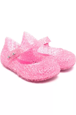 Mini Melissa Instappers - Campana glittered ballerina shoes