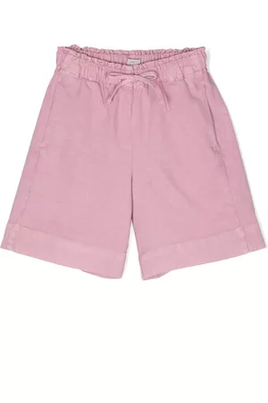 Il gufo Meisjes Shorts - Drawstring elasticated-waist shorts