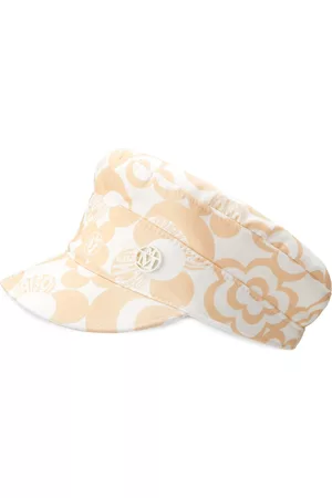 Le Mont St Michel Dames Petten - Romy floral-print cotton cap