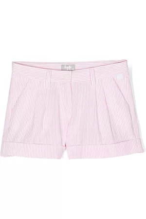 Il gufo Shorts - Striped cotton shorts