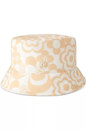 Le Mont St Michel Dames Buckethat - Axel floral-print cotton bucket hat