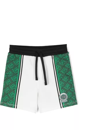 Dolce & Gabbana Shorts - Logo-patch drawstring shorts