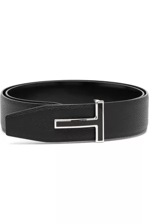 Tom Ford Heren Riemen - T-buckle leather belt