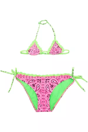 MC2 SAINT BARTH Meisjes Haaraccessoires - Bandana-print triangle bikini