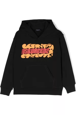 Dsquared2 Jongens Hoodies - Logo-print cotton hoodie