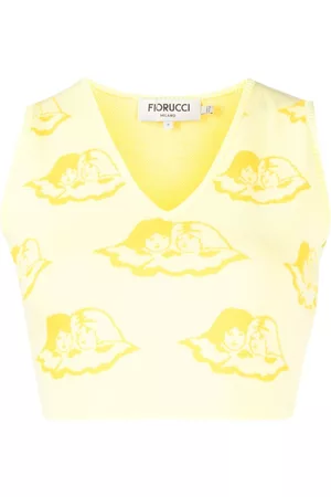Fiorucci Dames Geprinte rokken - Logo-print midi skirt