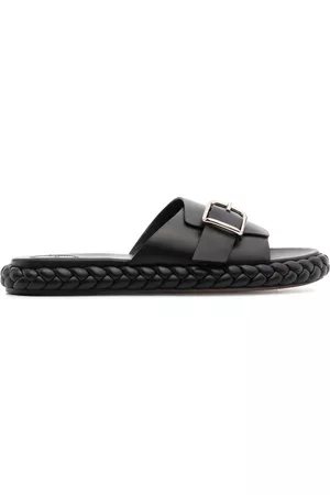Chloé Dames Teenslippers - Braided-sole leather slides