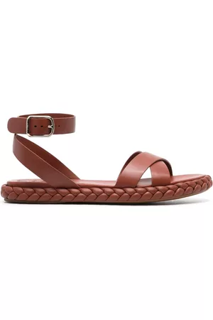 See by Chloé Dames Leren Sandalen - Crossover leather sandals