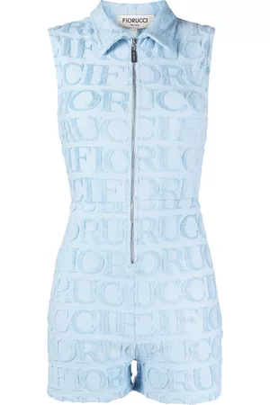 Fiorucci Dames Geprinte jurken - Logo-print sleeveless dress
