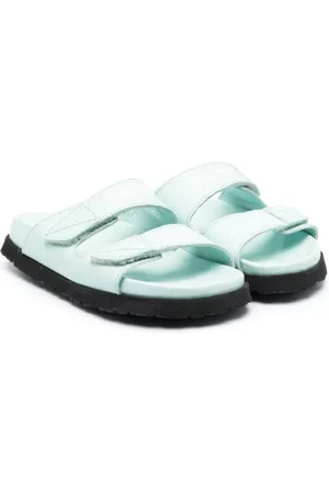 Palm Angels Instappers - Logo-print slip-on sandals