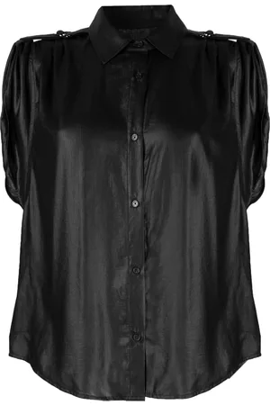 DKNY Dames Blouses - Shoulder roll-tab blouse
