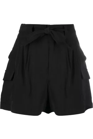DKNY Dames Shorts - Lace-up pleated shorts