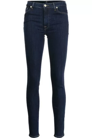 7 for all Mankind Dames Skinny - Skinny-cut low-rise jeans