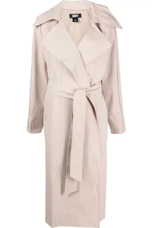 DKNY Dames Lange Donsjassen - Oversize long-sleeved coat