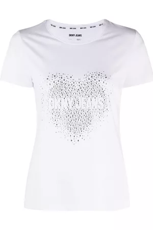 DKNY Dames T-shirts - Logo crew-neck T-shirt