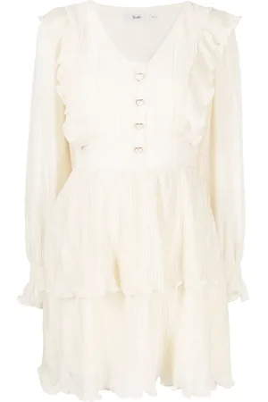 B+AB Ruffled layered long
