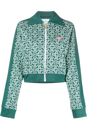 Casablanca Monogram cropped cotton