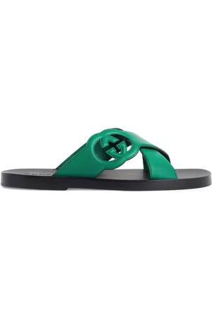 Gucci Heren Teenslippers - Interlocking G slide sandal