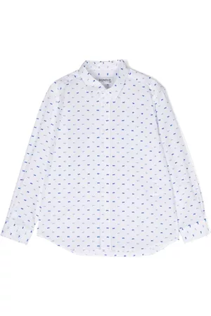 Dondup Jongens Lange Mouwen Overhemden - Long-sleeve cotton shirt